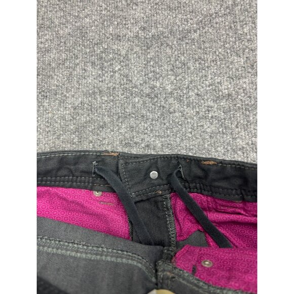 Athleta Slim Straight Jeans Women's 4 Dark Blue Drawstring Mid Rise - Picture 8 of 9